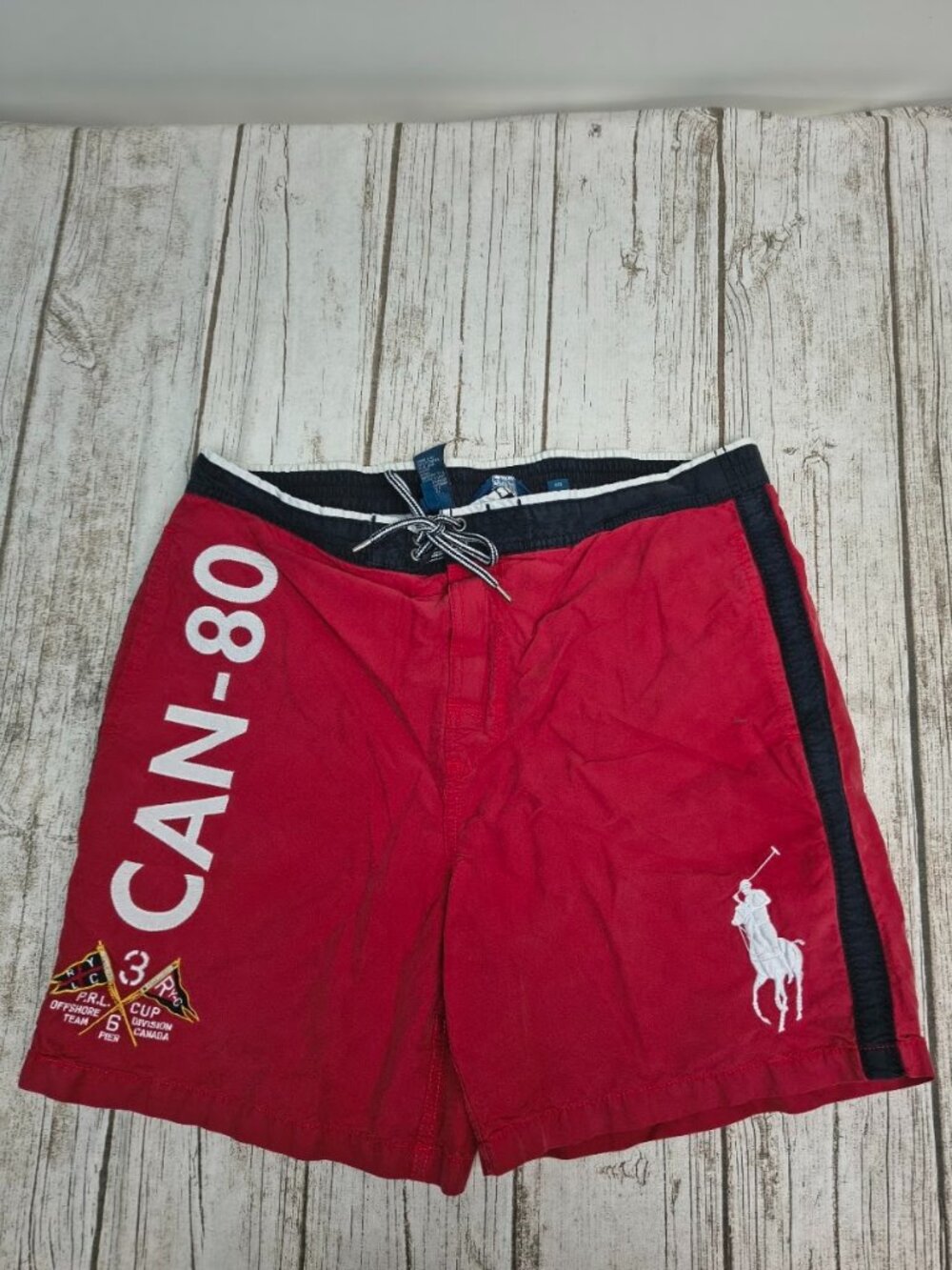 Polo Ralph Lauren Red Swim Trunks Shorts Size M